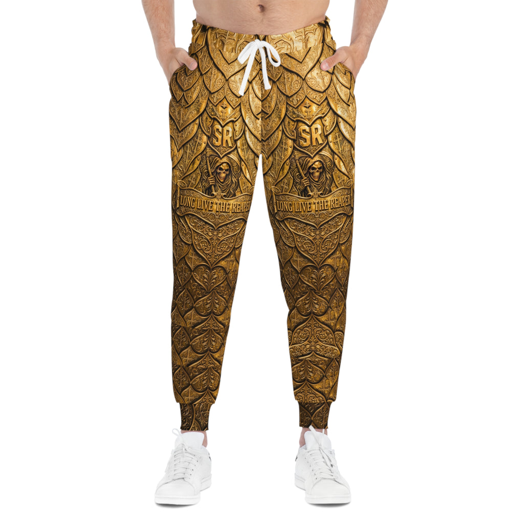 Long Live The Reaper Armor Joggers — Embossed "SR" Athletic Sweatpants