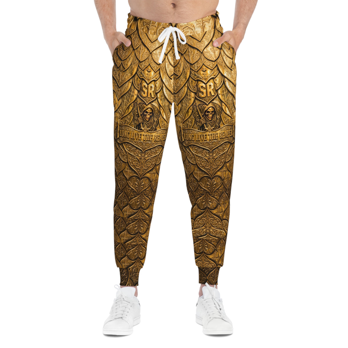 Long Live The Reaper Armor Joggers — Embossed "SR" Athletic Sweatpants