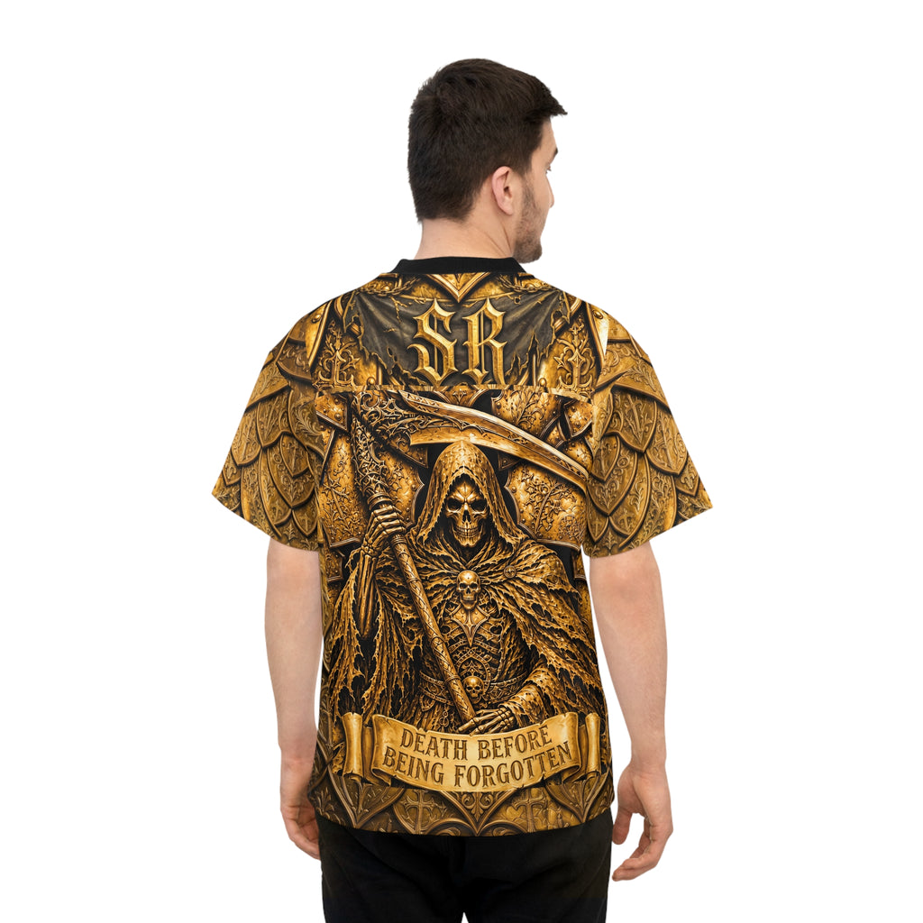 Reaper Armor Football Jersey — Gothic 'Long Live The Reaper' All-Over Print