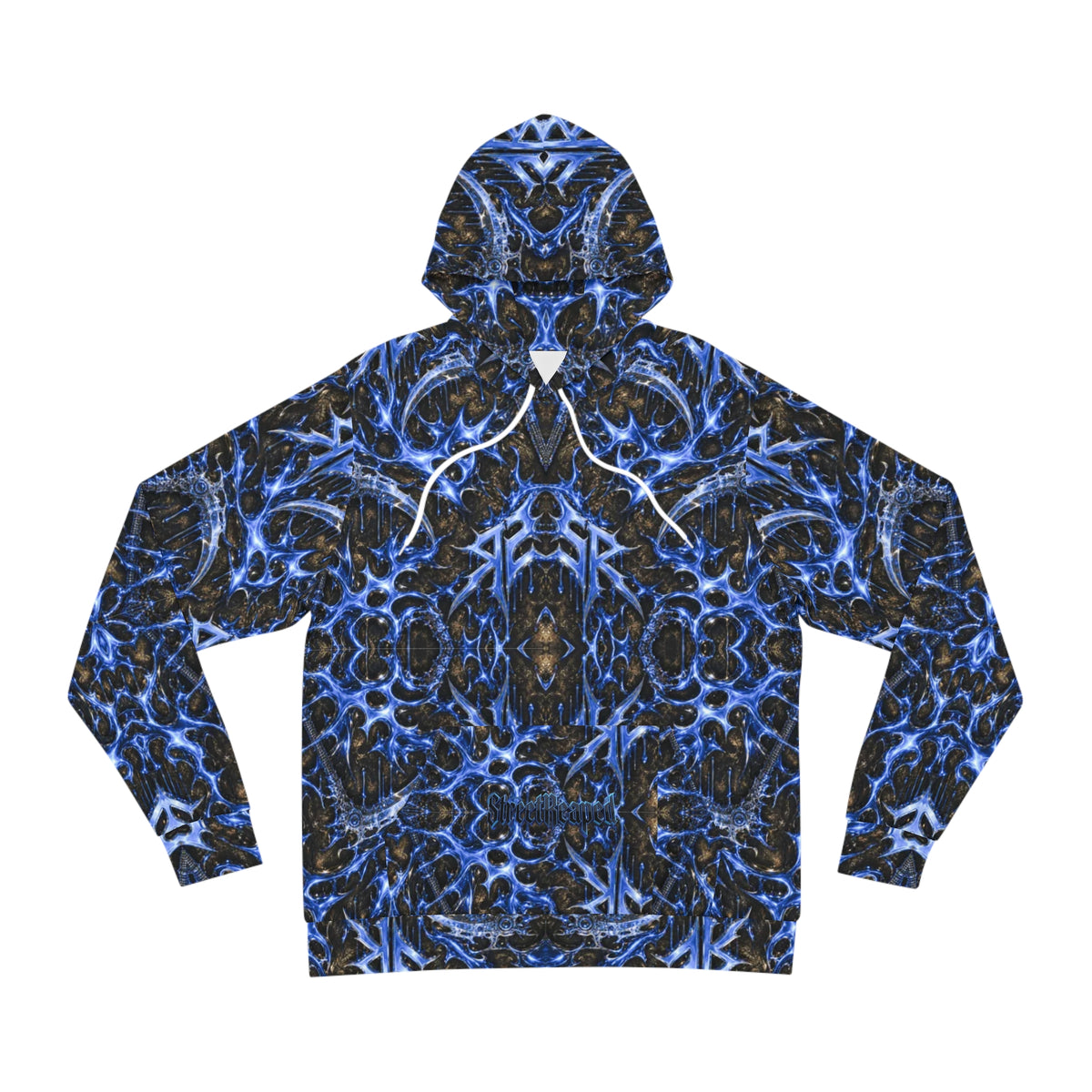 Reaper Graphic Hoodie — "Fear the Reaper, No Good Deed Goes Unpunished" All-Over Print