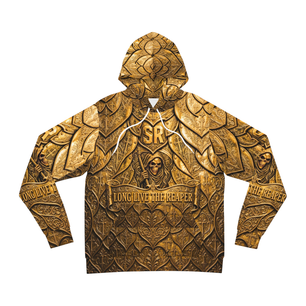 Long Live The Reaper Armor Hoodie – 'Death Before Being Forgotten' Gothic All-Over Print
