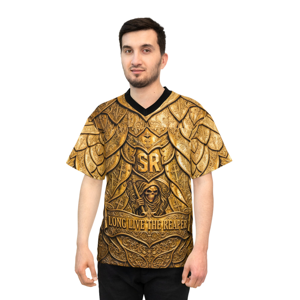 Reaper Armor Football Jersey — Gothic 'Long Live The Reaper' All-Over Print
