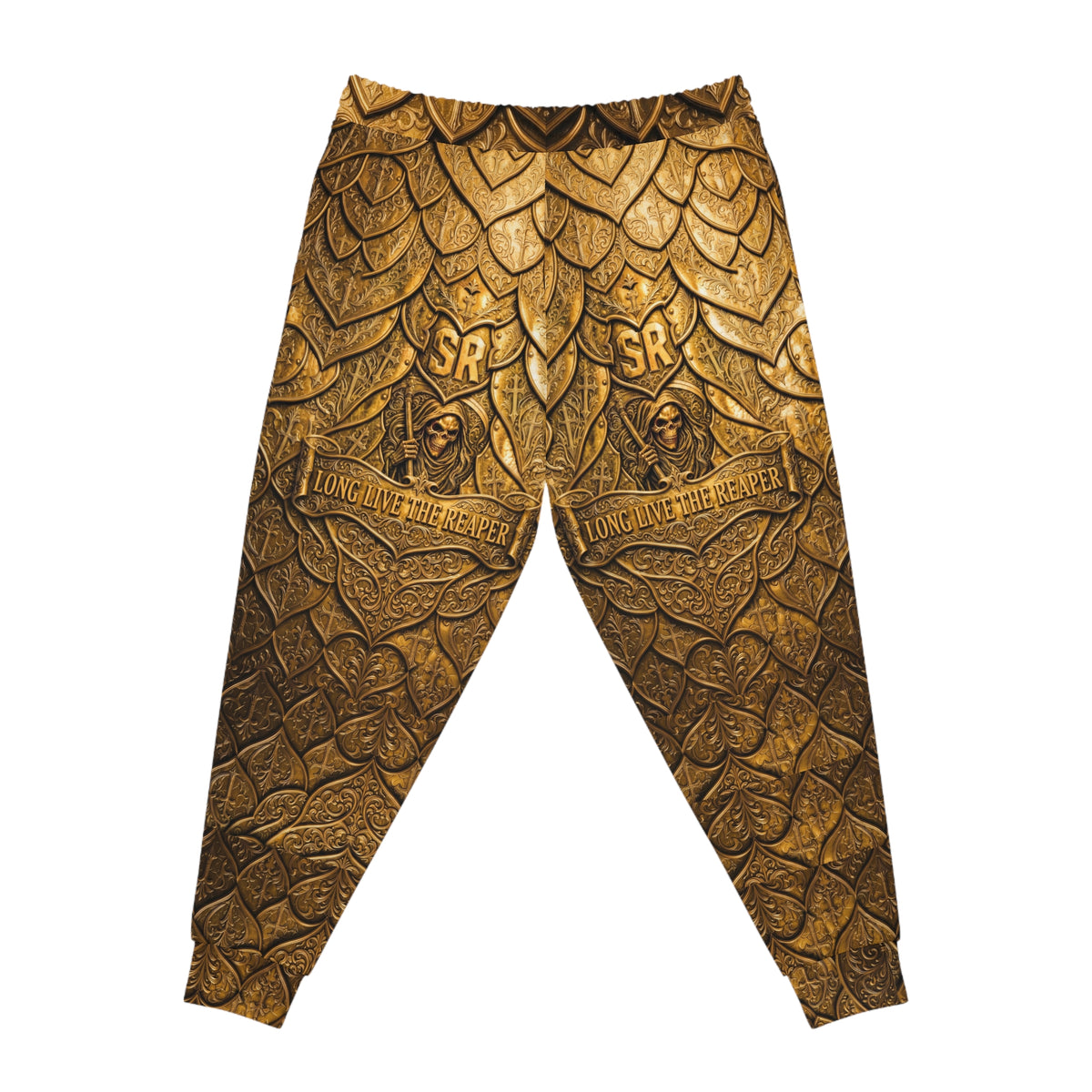 Long Live The Reaper Armor Joggers — Embossed "SR" Athletic Sweatpants