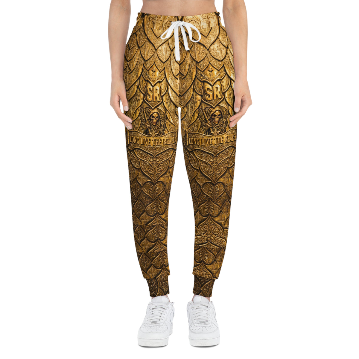 Long Live The Reaper Armor Joggers — Embossed "SR" Athletic Sweatpants
