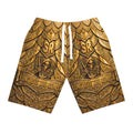 Gold Armor Long Live The Reaper Athletic Long Shorts