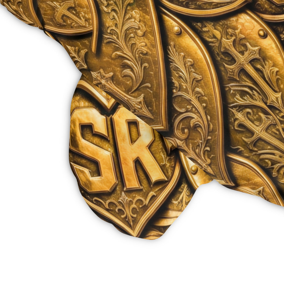 Gold Armor Long Live The Reaper Athletic Long Shorts